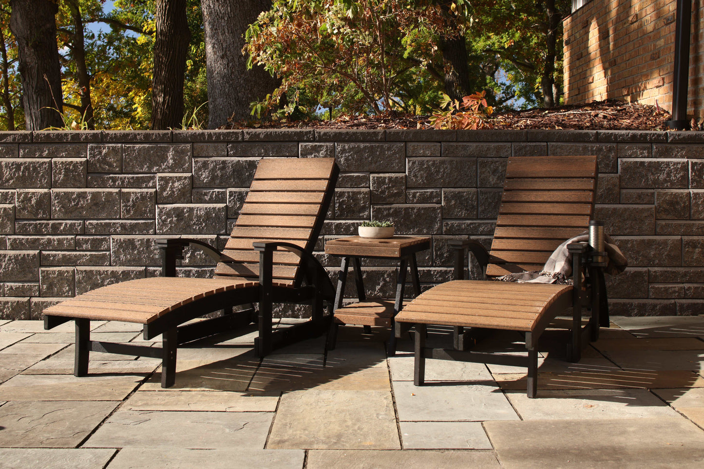 Chaise Lounge with Arms