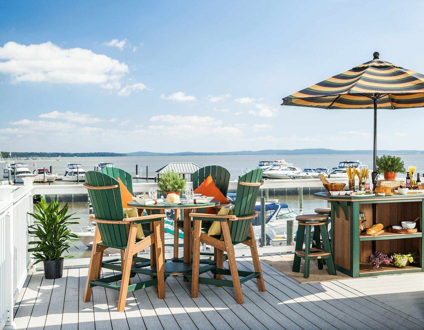 Great Bay Round Bar Table