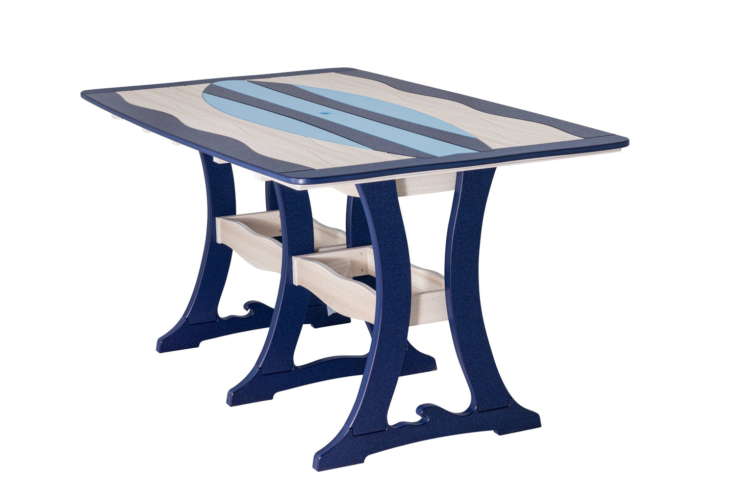 Wave Surfboard Counter Table