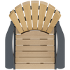 Adirondack Dining Swivel Chair