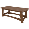 Coastal Coffee Table made from durable, weather-resistant poly lumber with a slatted tabletop and sturdy design for outdoor use.