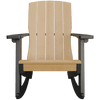 Coastal Rocker outdoor rocking chair with weather-resistant poly lumber and wide armrests for comfortable seating