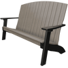 Durable weather-resistant Coastal Bench with contoured seat, supportive back, and wide armrests for outdoor patios and gardens