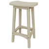 Coastal Barstool in weather-resistant poly lumber with contoured seat and durable design for outdoor use