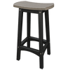 Coastal Barstool with weather-resistant poly lumber, contoured seat, and rust-proof hardware for outdoor use