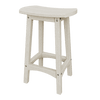 Coastal Barstool with contoured seat, weather-resistant poly lumber, and rust-proof hardware for outdoor use.