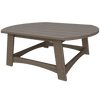 Coastal Conversation Table made of durable poly lumber with a spacious tabletop and weather-resistant design for outdoor use.