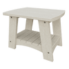 Coastal End Table made of weather-resistant recycled poly lumber with a durable, low-maintenance nautical design for outdoor use.